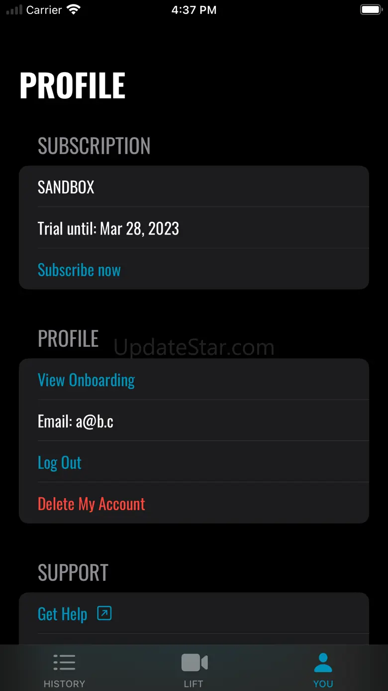 EliteForm Lift Tracker 1.5.2