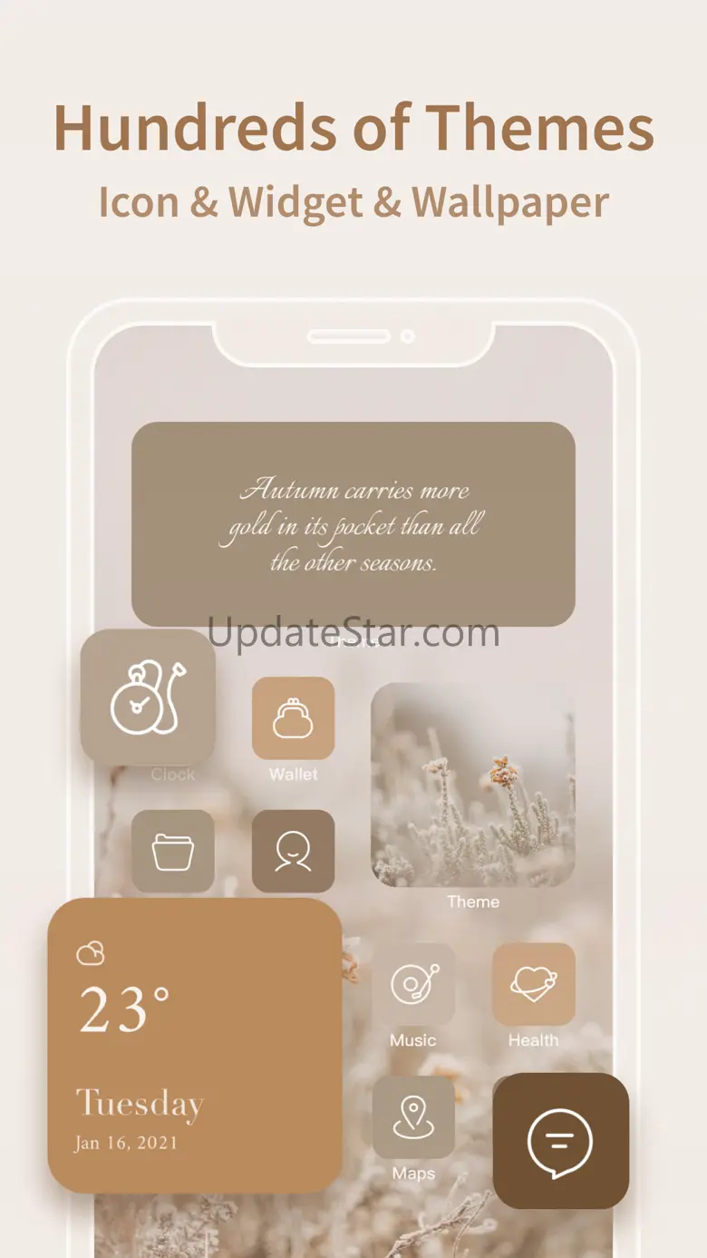 Icon Widget:Minimalist,Neutral Version 1.1.06