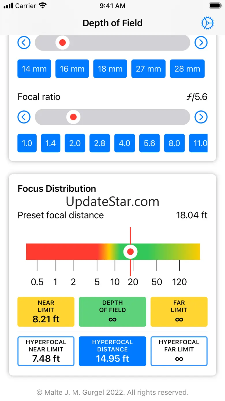 Depth of Field Estimator 1.1.2