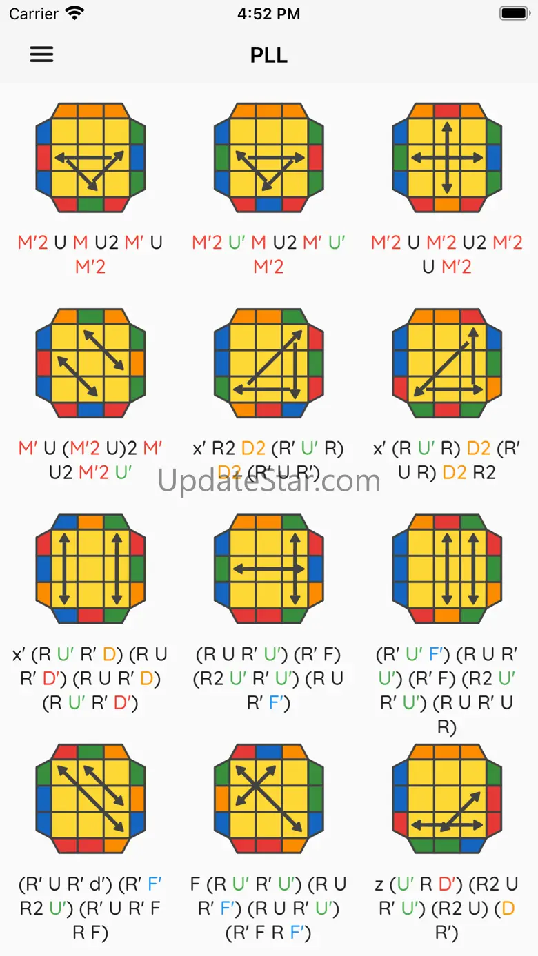 Cube Algorithms X 1.2.0