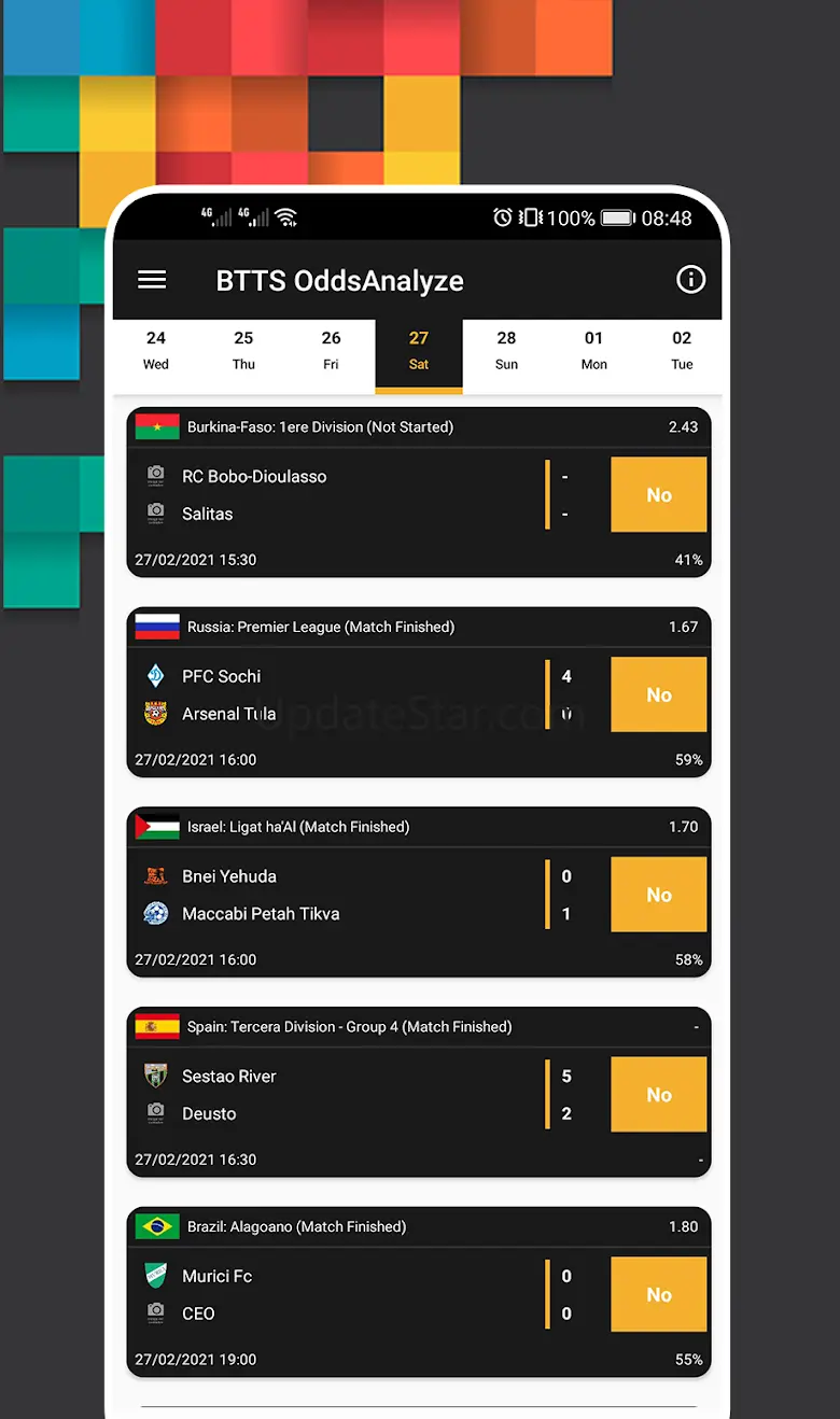 BTTS GG/NG Betting Tips 1.0.2