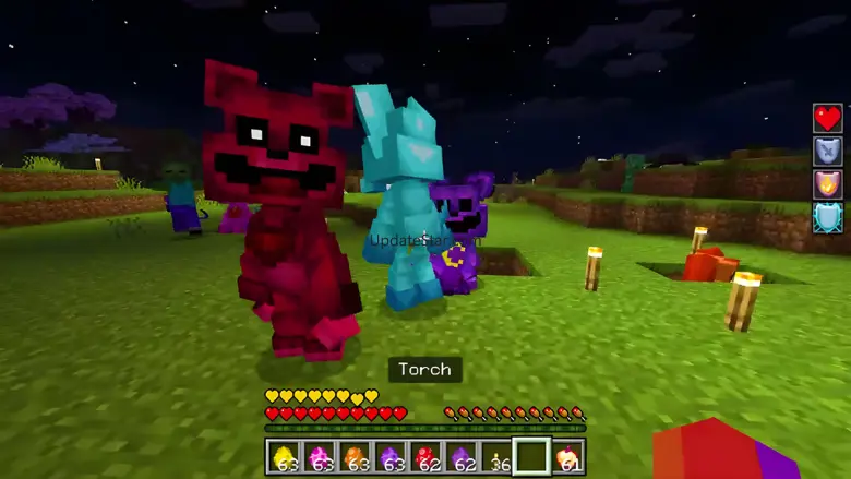 MCPE Smiling Critters Mod 1.1