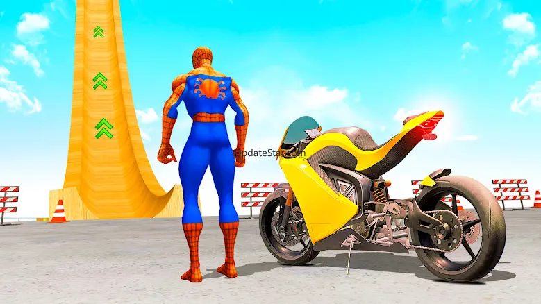 Superhero Bike Stunt Racing 3D 1.0