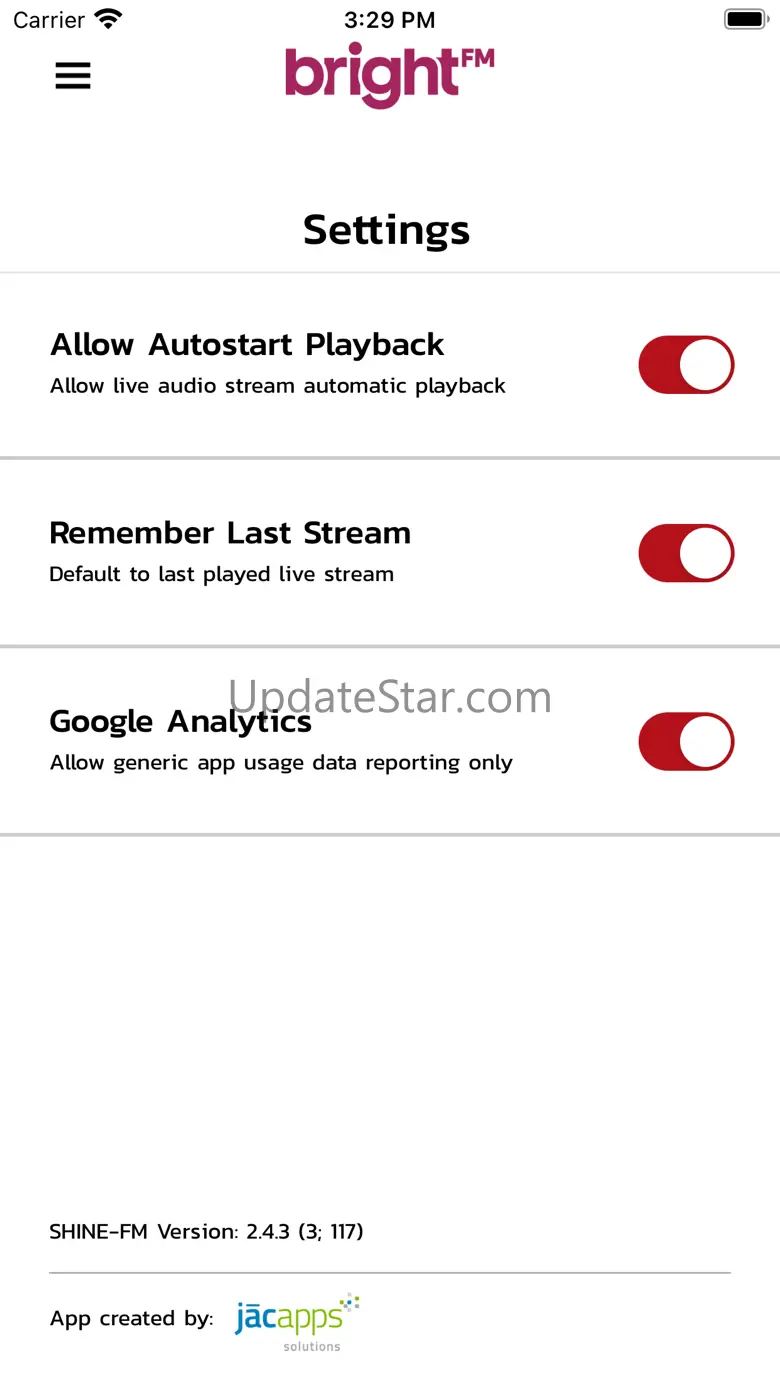 BRIGHT-FM 2.4.3
