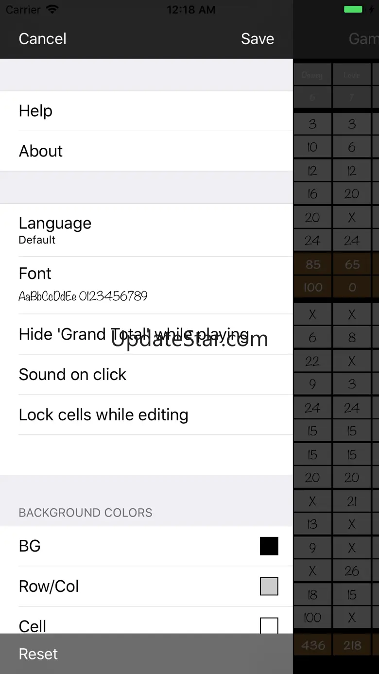 Yatzy Scorecard 3.9