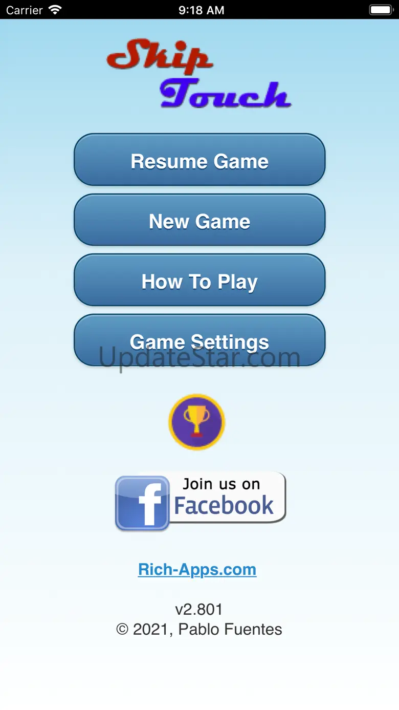 SkipTouch 2.0 - Card Game 2.811