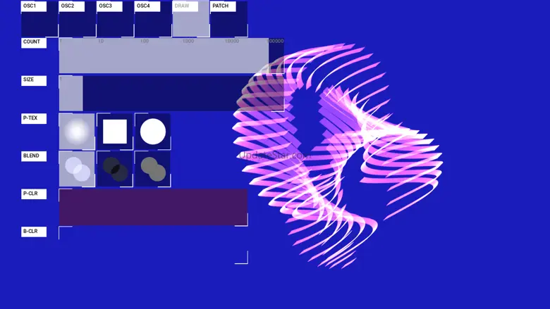 VOSC Visual Particle Synth 2.0.0