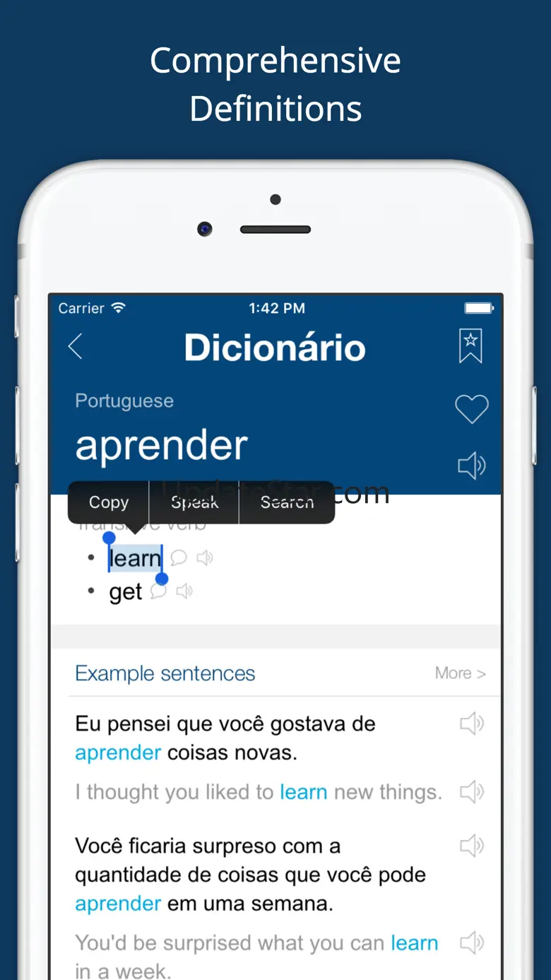 Portuguese English Dictionary* 8.1