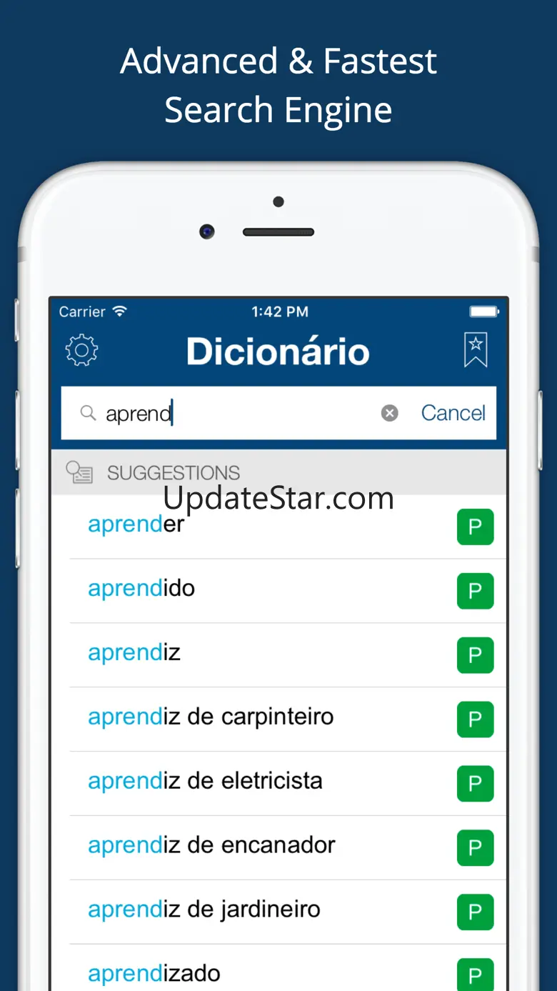 Portuguese English Dictionary* 8.1