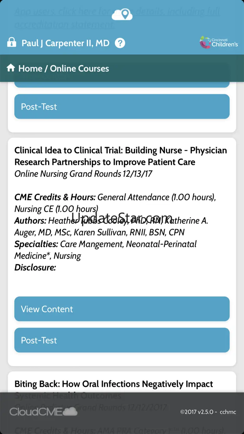 CloudCME™ 2.7.4