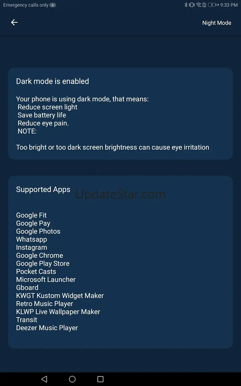 Night Mode:Dark Mode Enabler [ 21