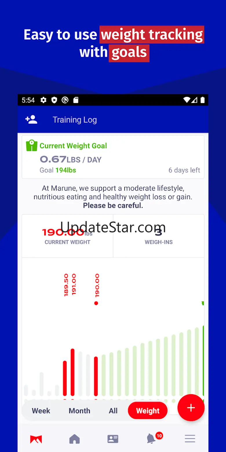 Marune - Training Tracker for  2021.2