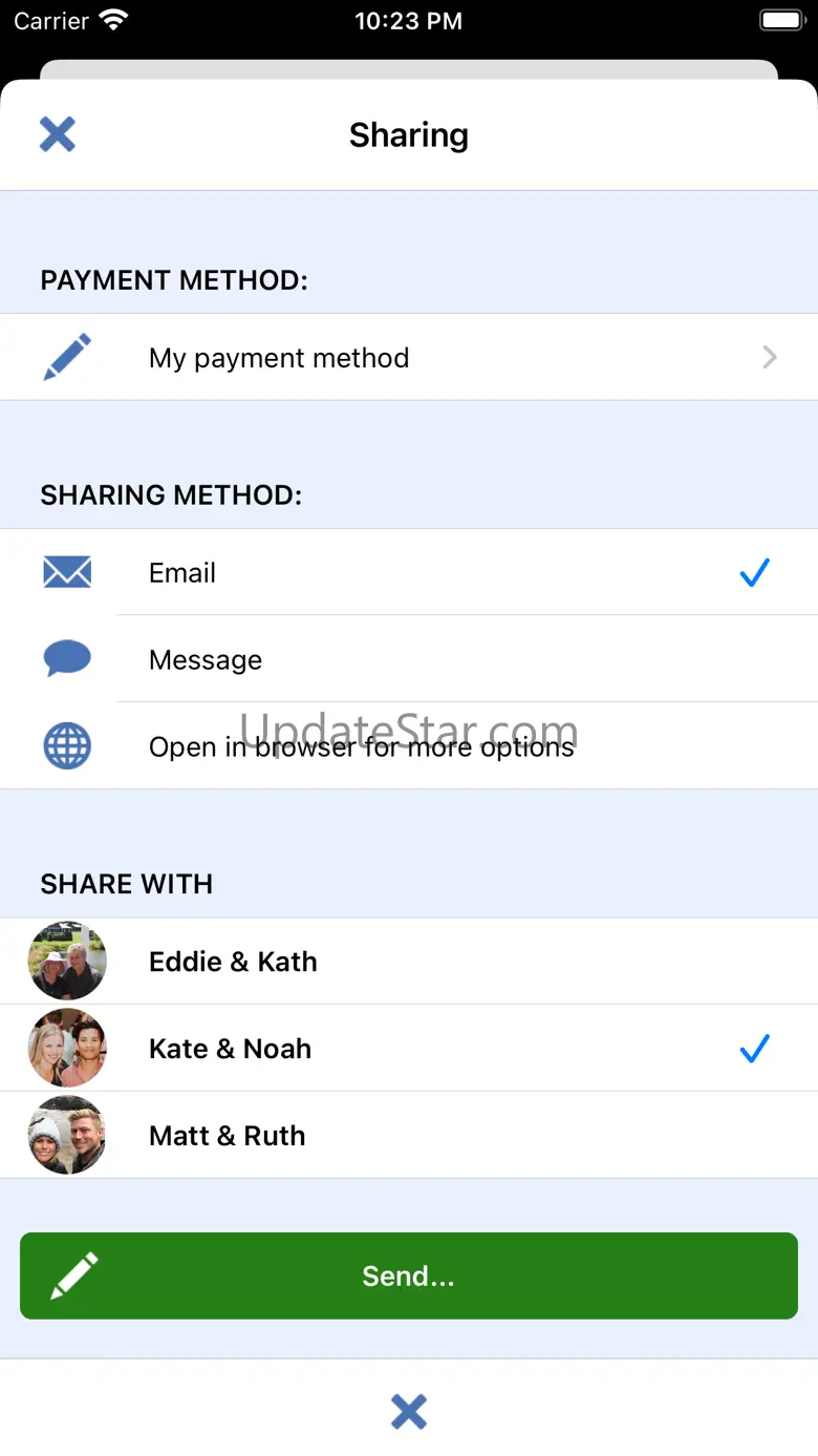 Get Square.  Shared expenses. 2.1.1