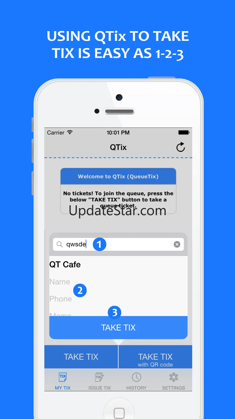 QTix (QueueTix) 3.0