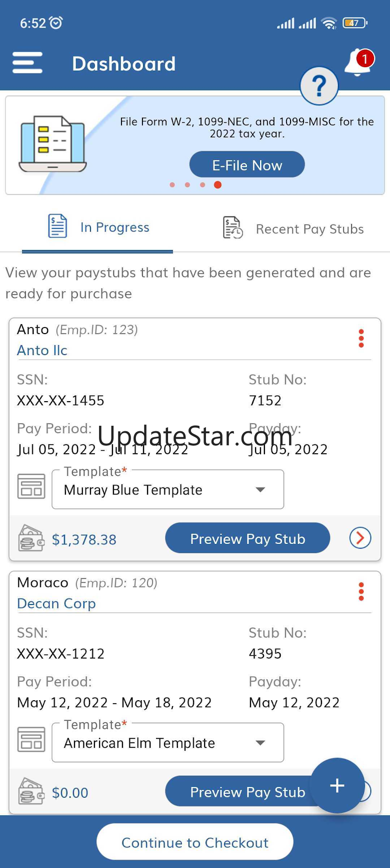 US Paycheck Paystub Generator 1.6.1