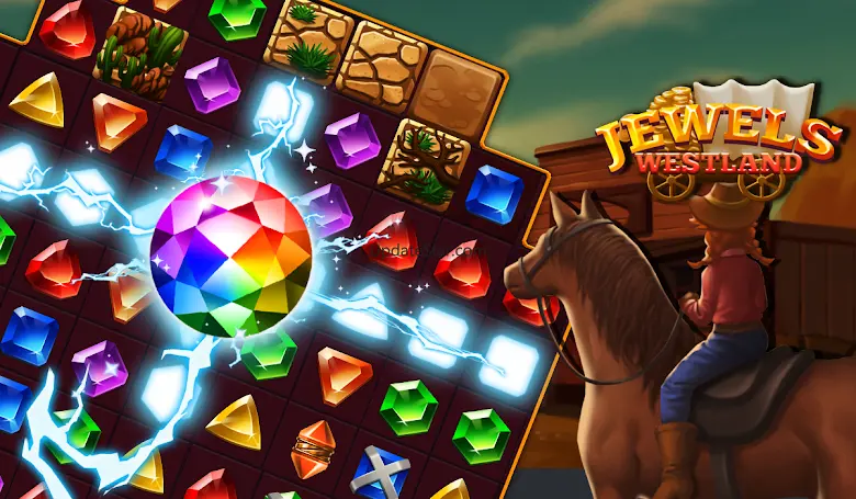 Jewels Westland: Match3 Puzzle 40