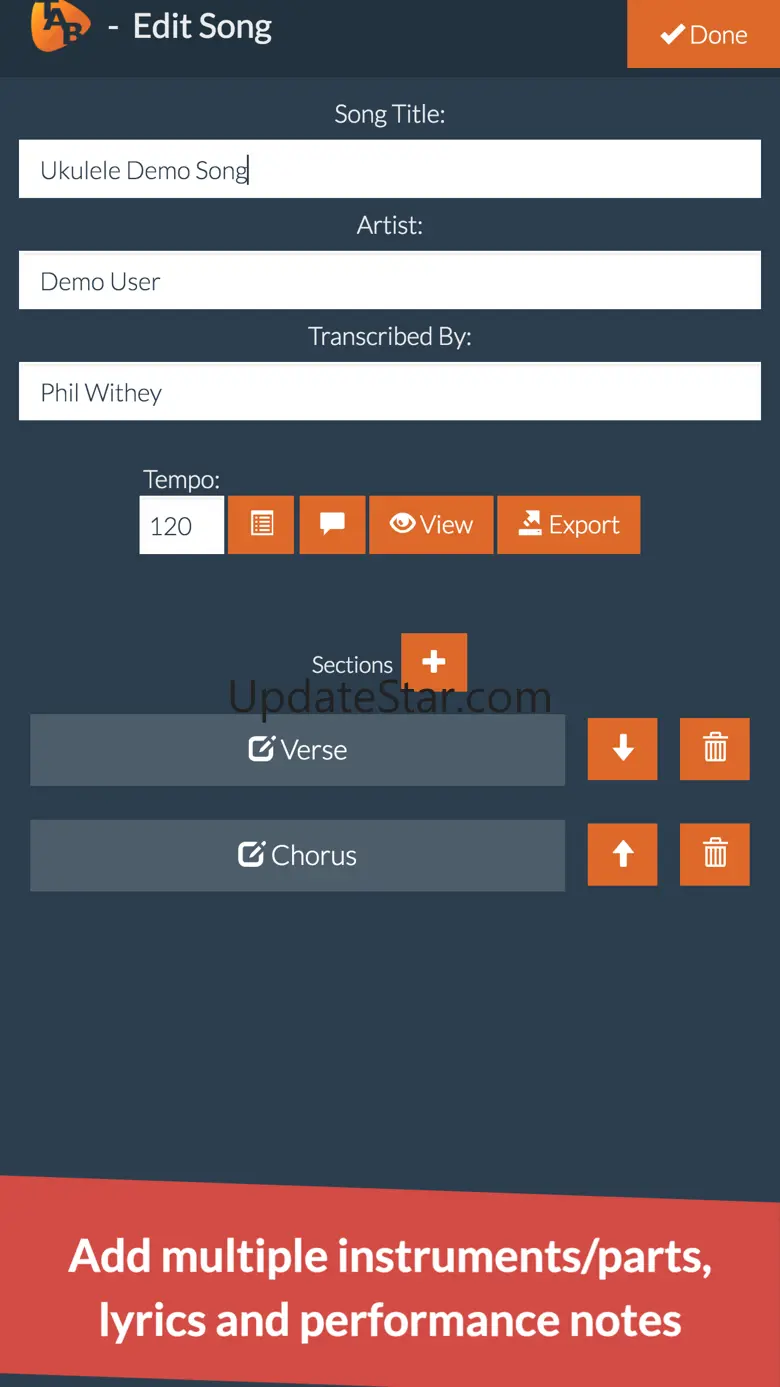 Ukulele Notepad - Tab Editor 3.6.4