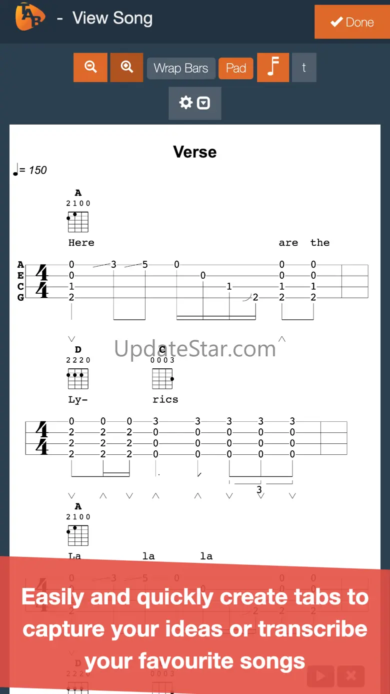 Ukulele Notepad - Tab Editor 3.6.4