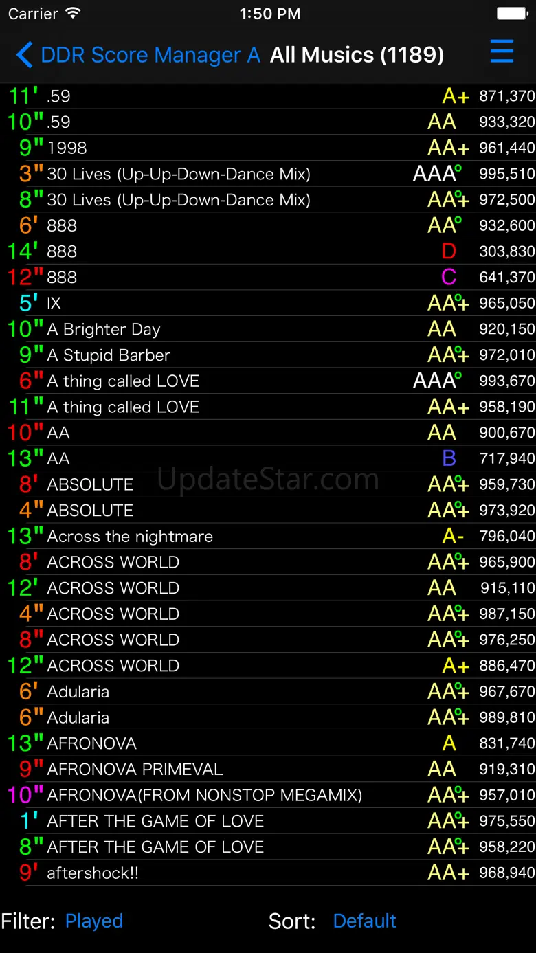 DDR Score Manager A 0.44