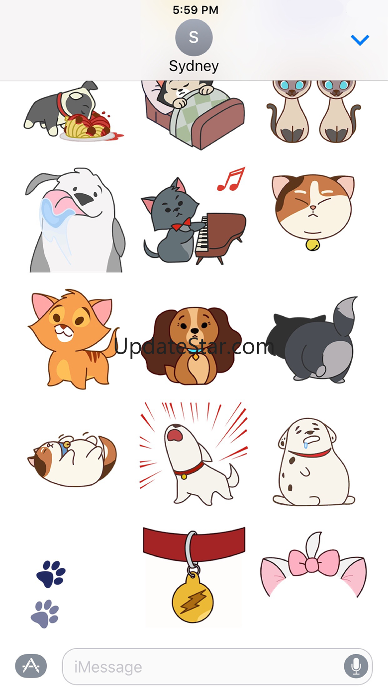 Disney Stickers: Cats and Dogs 1.10