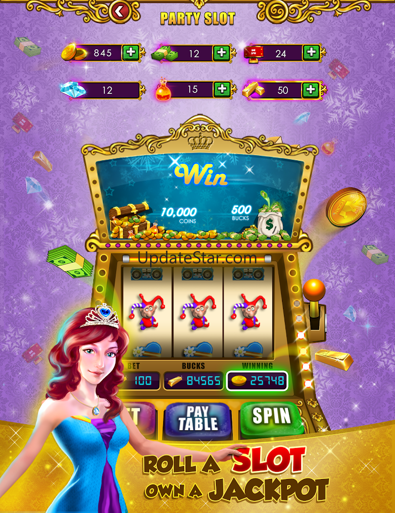 Princess Gold Coin Dozer Party 7.4.4