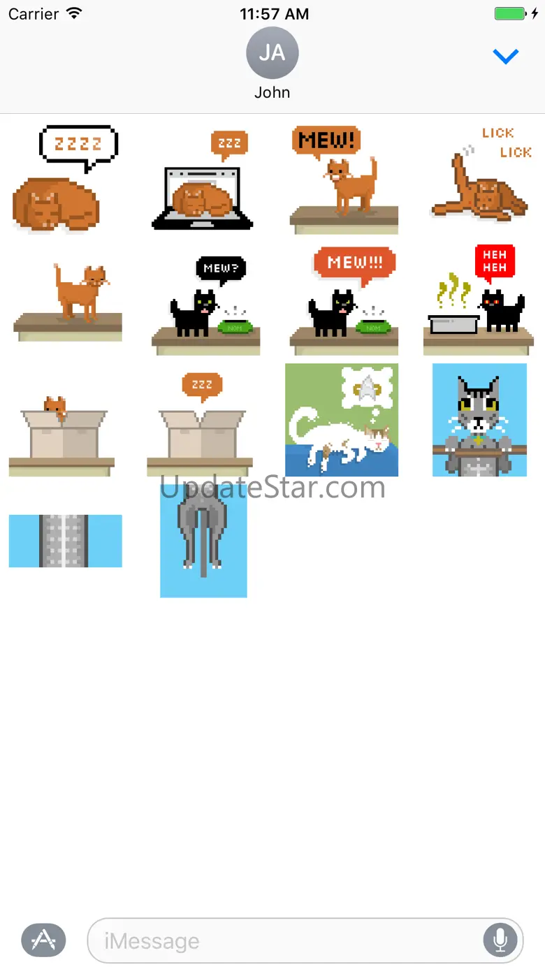 Pixel Kitties Stickers 1.6