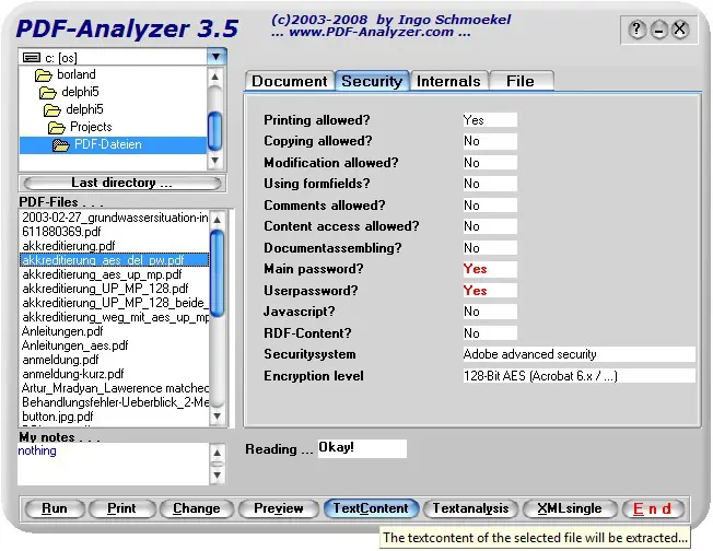 PDF-Analyzer 5.0