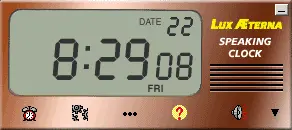 Multilingual Speaking Clock ver 2.52