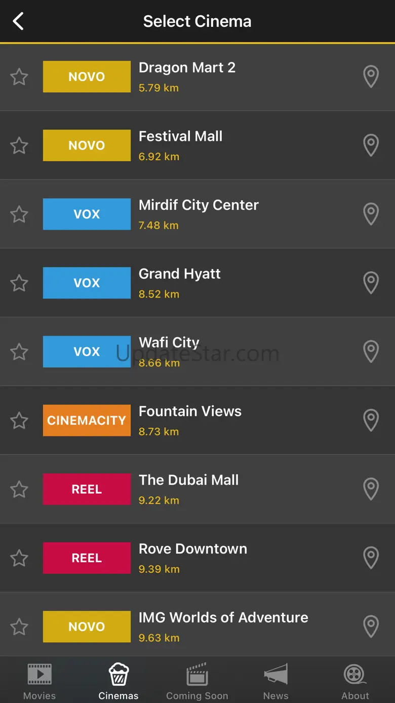 UAE Cinema Showtimes 6.0.4