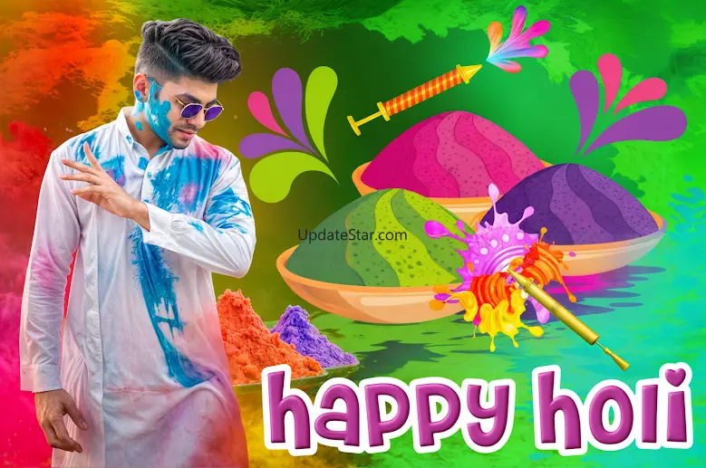 Happy Holi Photo Frame Editor 13.1
