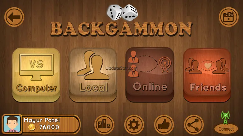 Backgammon : Multiplayer Game 1.1