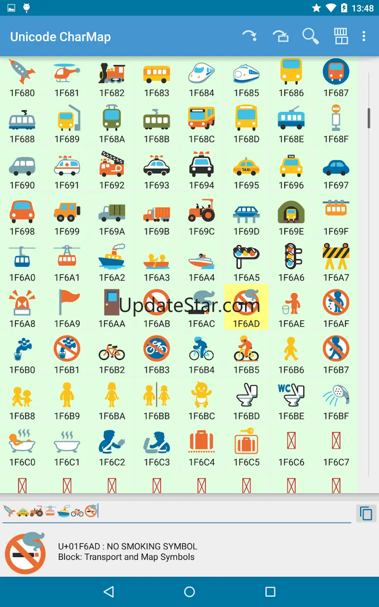 Unicode CharMap – Lite 2021.09.17-lite