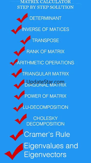 Matrix Calculator | solution 2.3.1