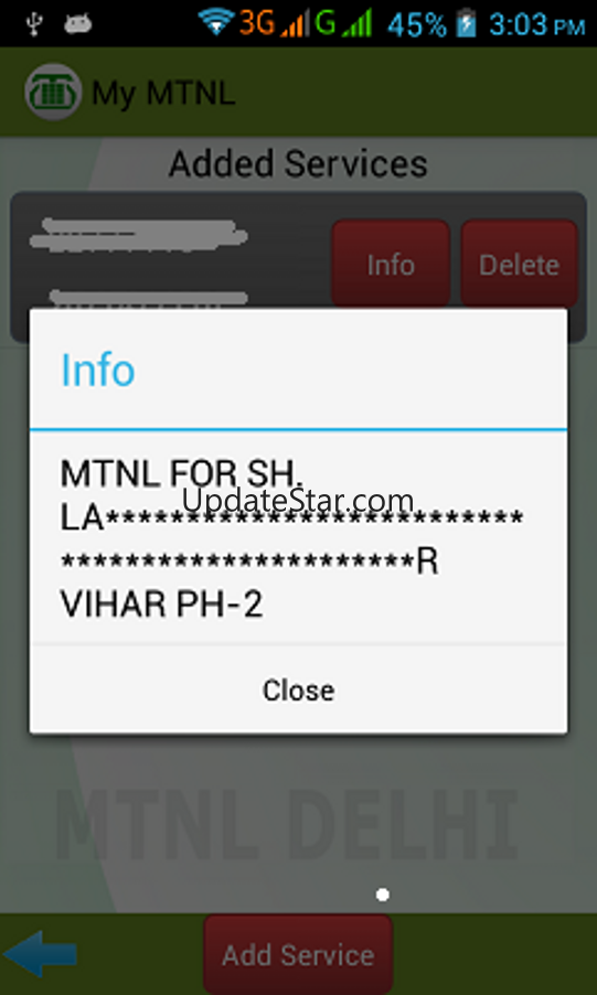 My MTNL Delhi 3.1.4