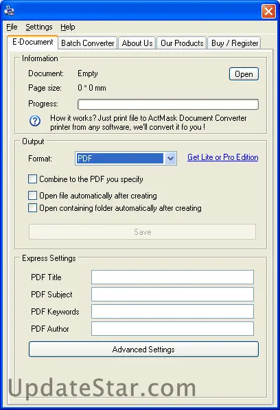 ActMask Document Converter CE 3.391