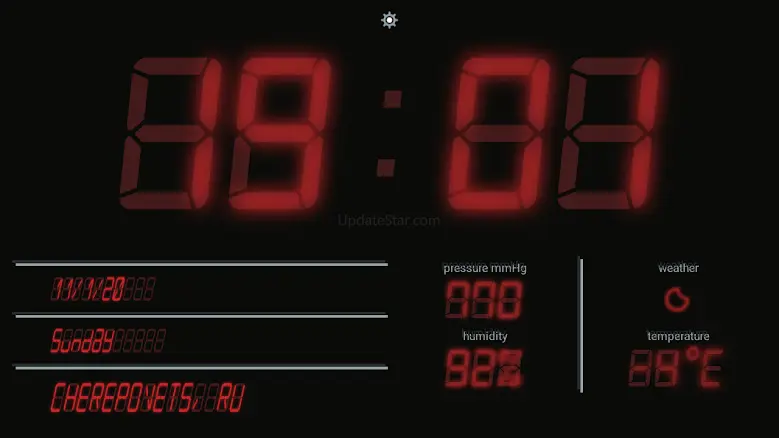 LCD talking night clock 6.78