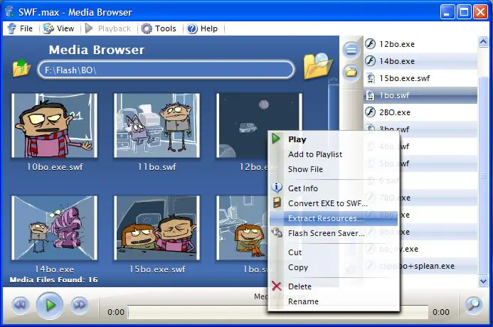 Aero SWF.max Flash Player 2.3