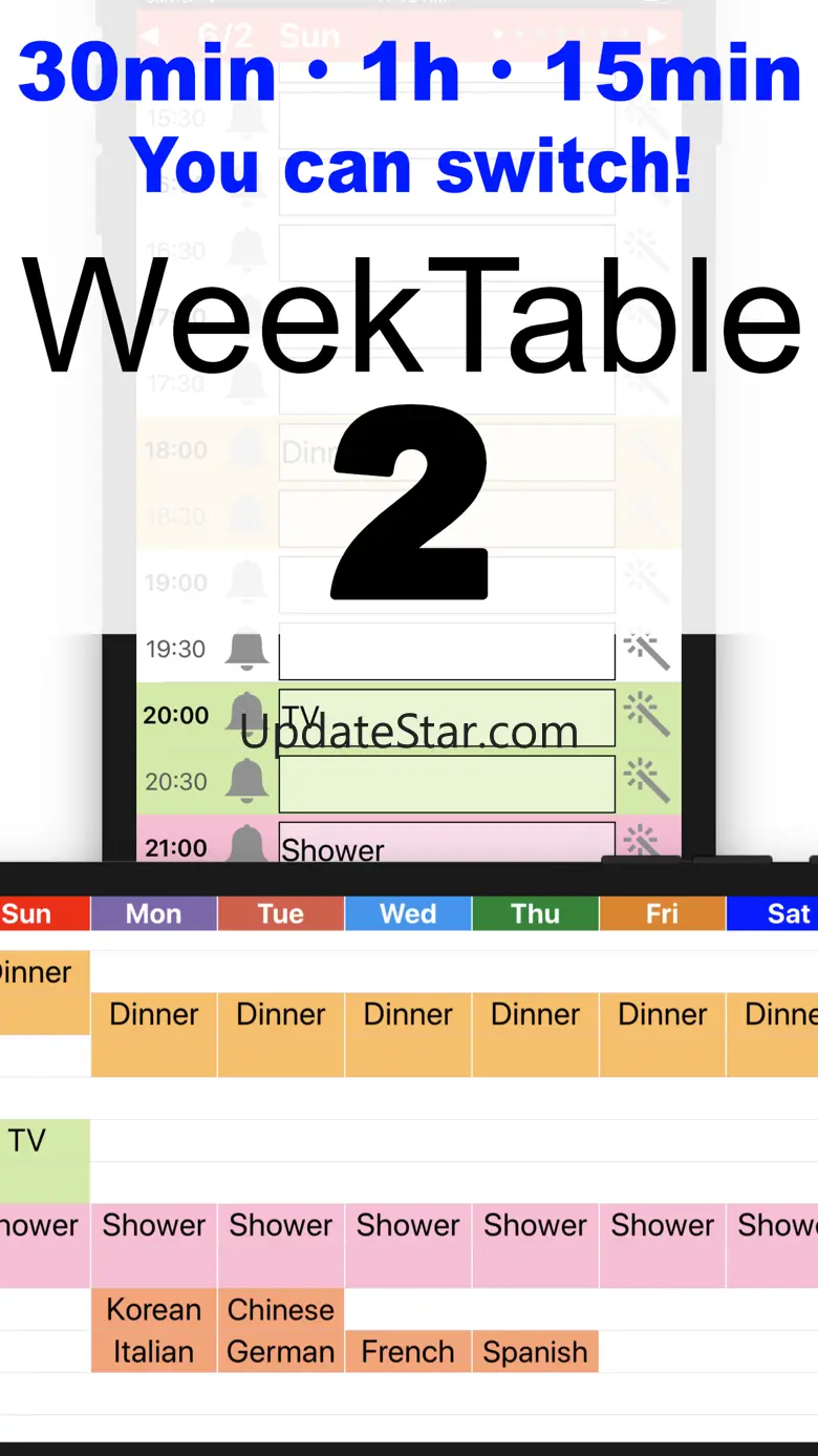 WeekTable2 Weekly menu creator 4.6.0