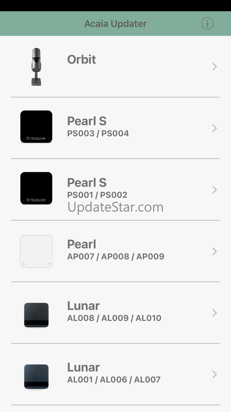 Acaia Updater 1.4.4