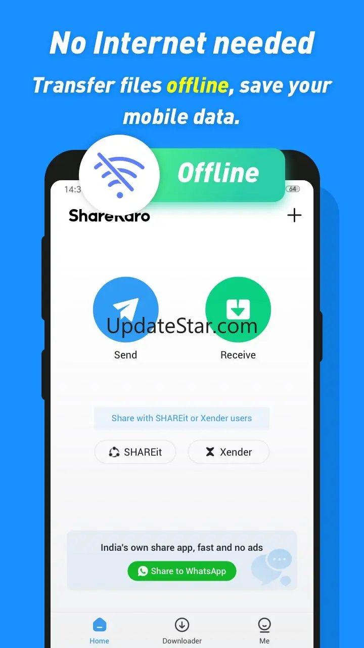 IndiaShare Lite: File Transfer 1.0