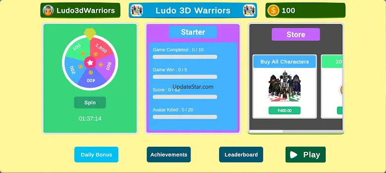 Ludo 3d Warriors: offline game 20
