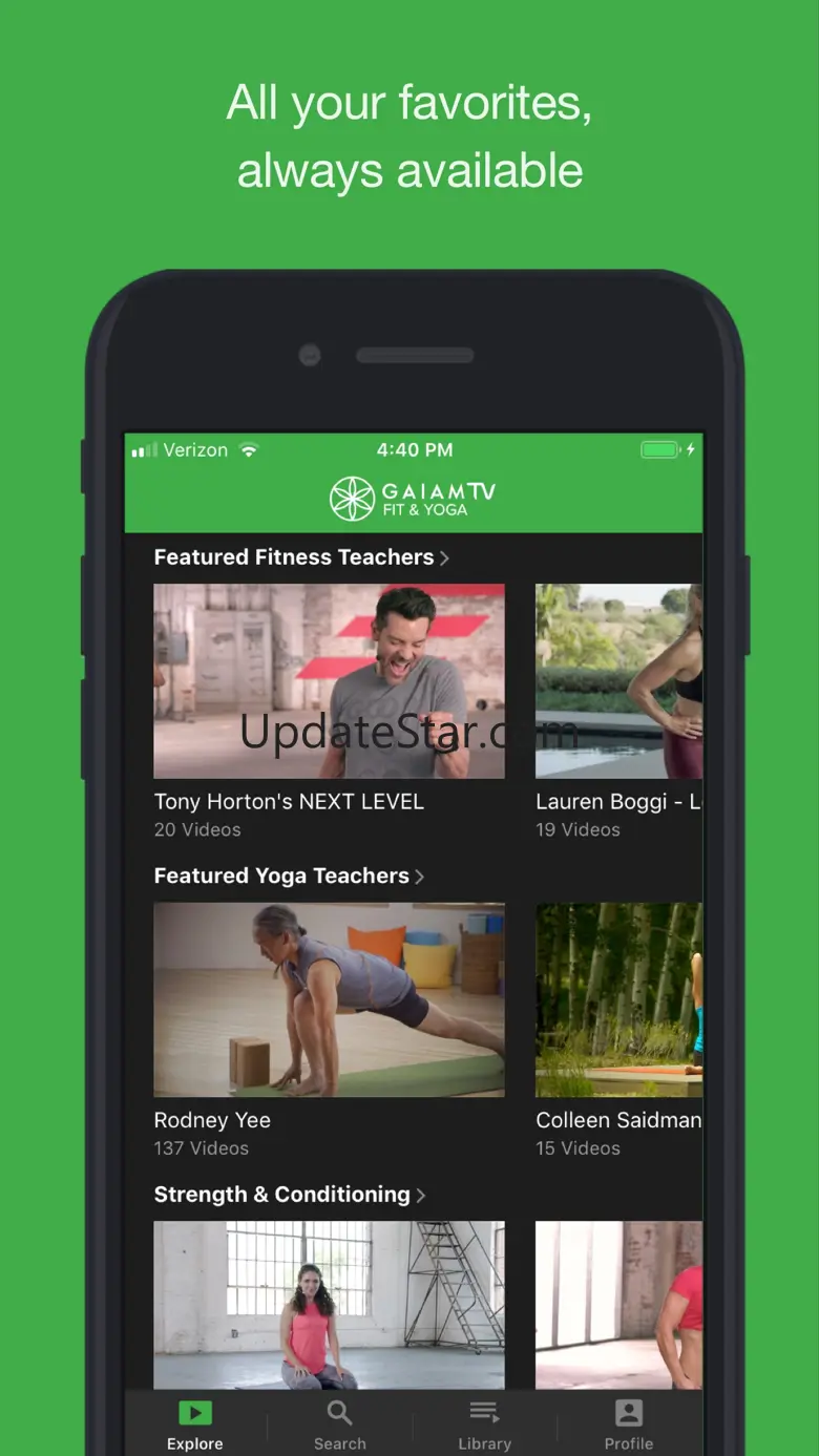 Gaiam TV Fit & Yoga 8.500.1