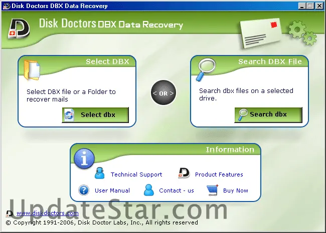 Disk Doctors DBX Data Recovery 1.0.2