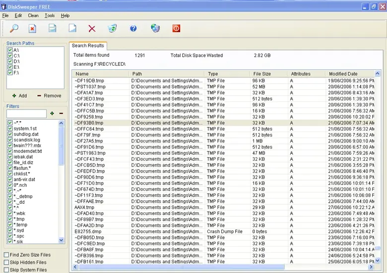 DiskSweeper FREE 2.1