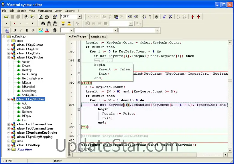 EControl Syntax Editor 3.0