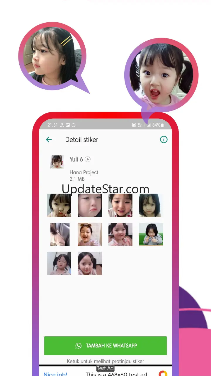 Sticker Bergerak Kwon Yuli UwU 3.0