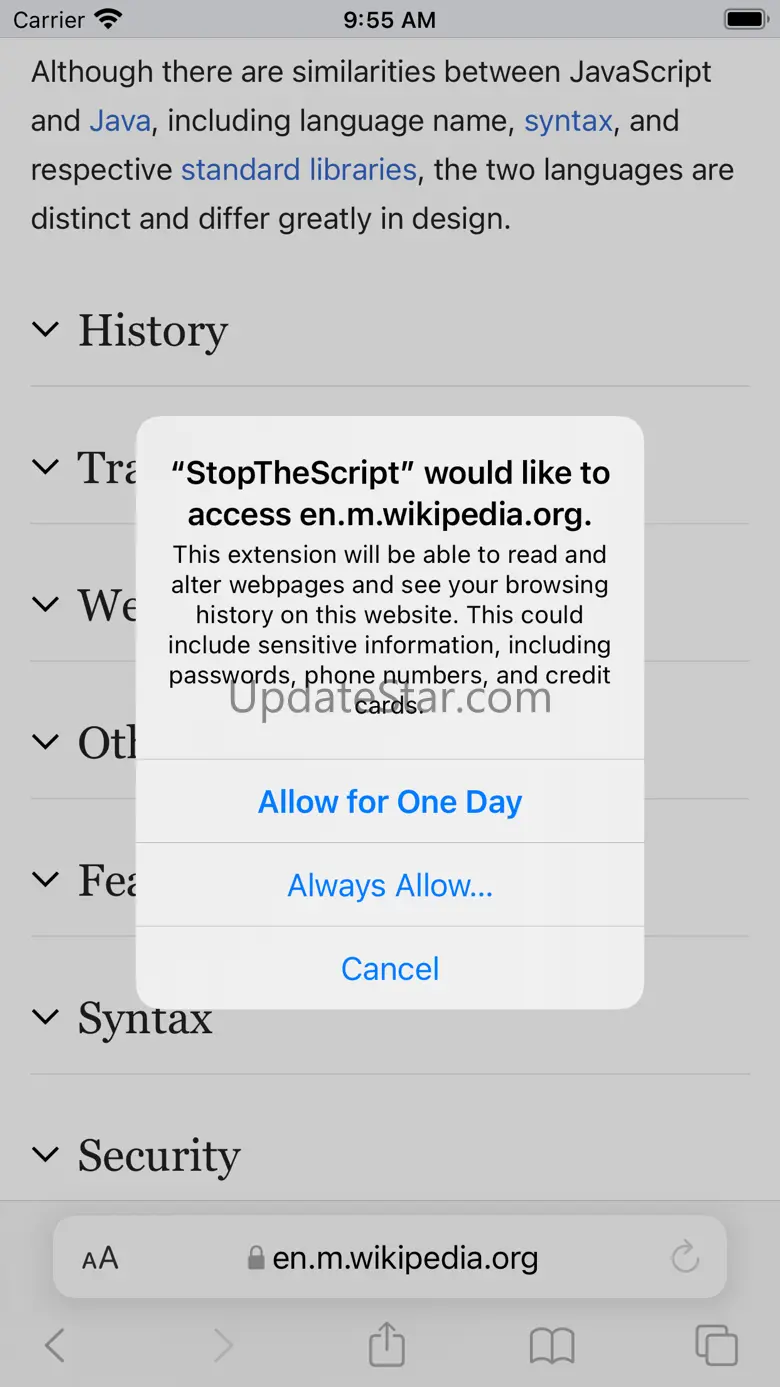 StopTheScript 3.1