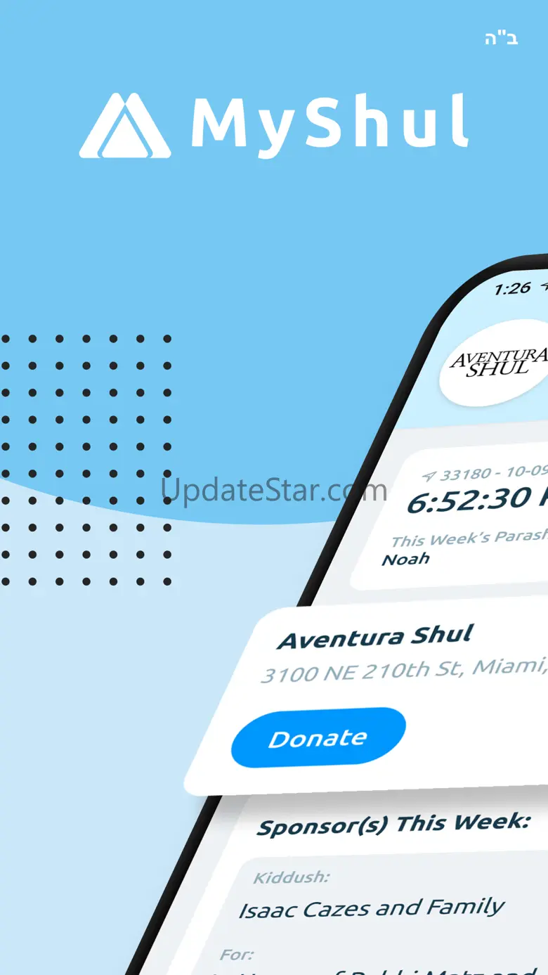MyShul | B"H 1.1
