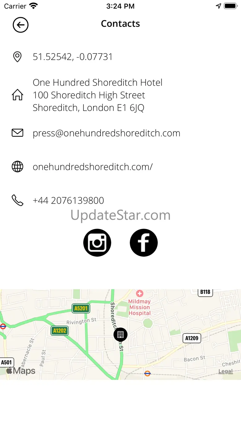One Hundred Shoreditch 1.0.3