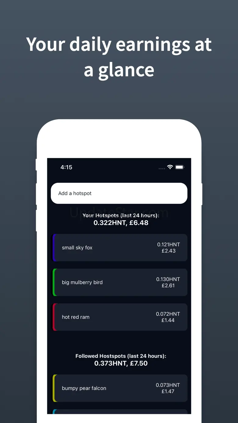 Helium Stats and Notifications 1.2.0